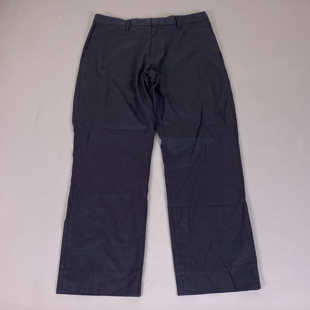 Banana Republic Pants Men's 33x28‎ Slim Fit Navy Blue Chino Stretch Cotton